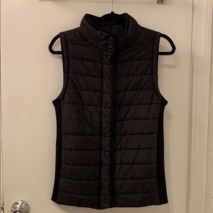 Black Down Vest